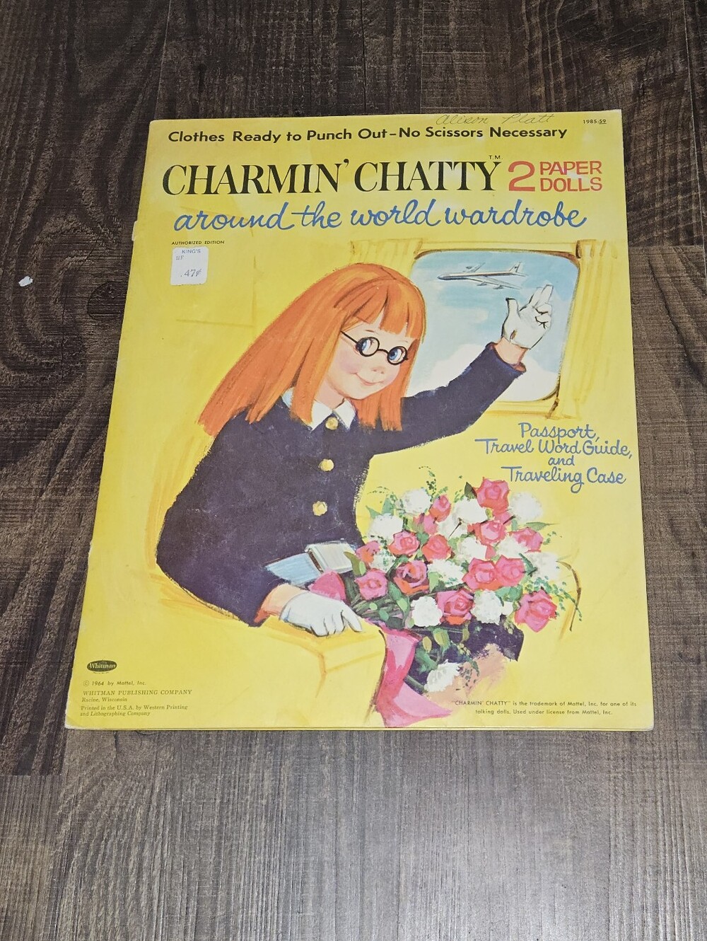 Vintage Charmin' Chatty 2 Paper Dolls Around The World Wardrobe